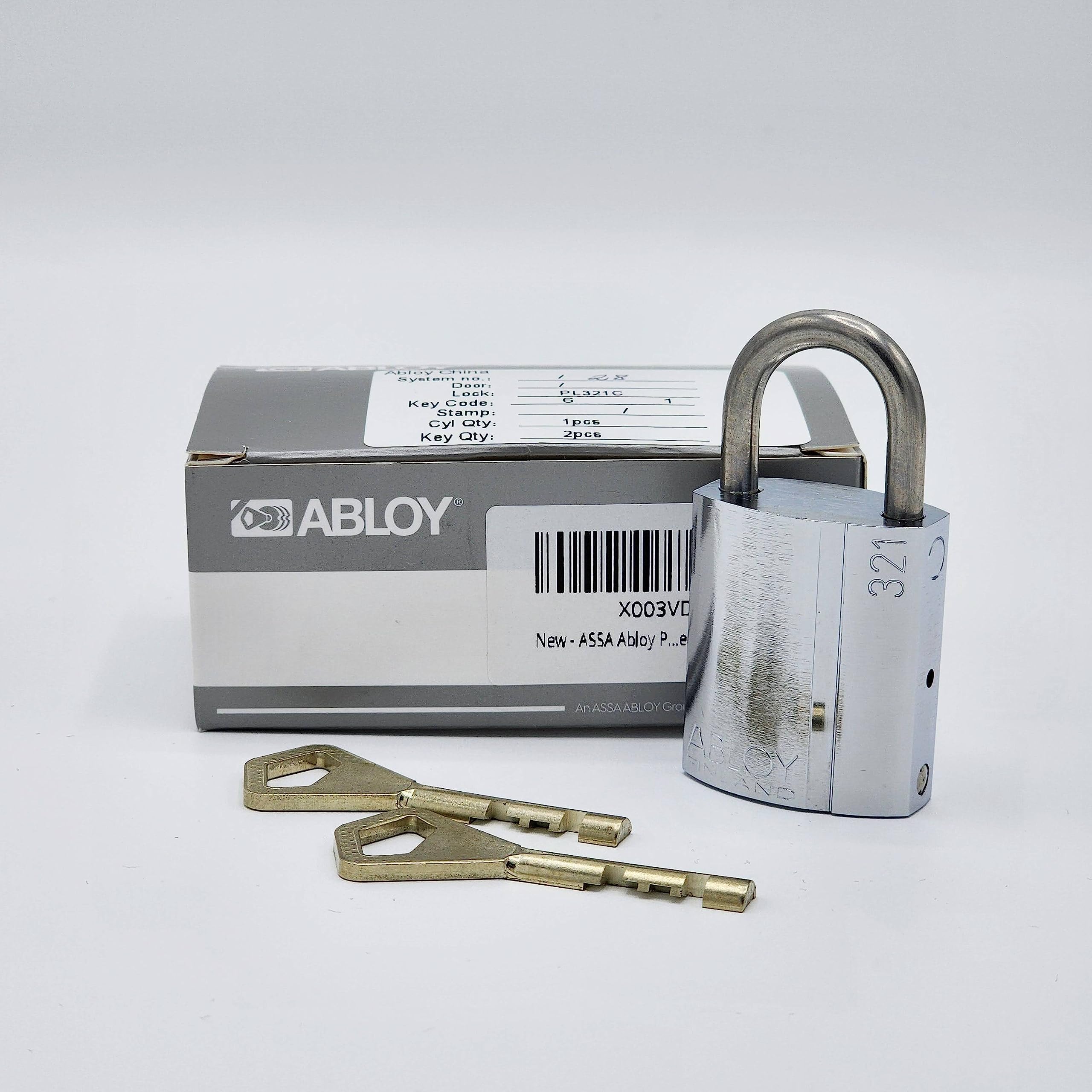 PL321 C 20/50mm Shackle Classic High Security Keyed Padlocks (50mm)