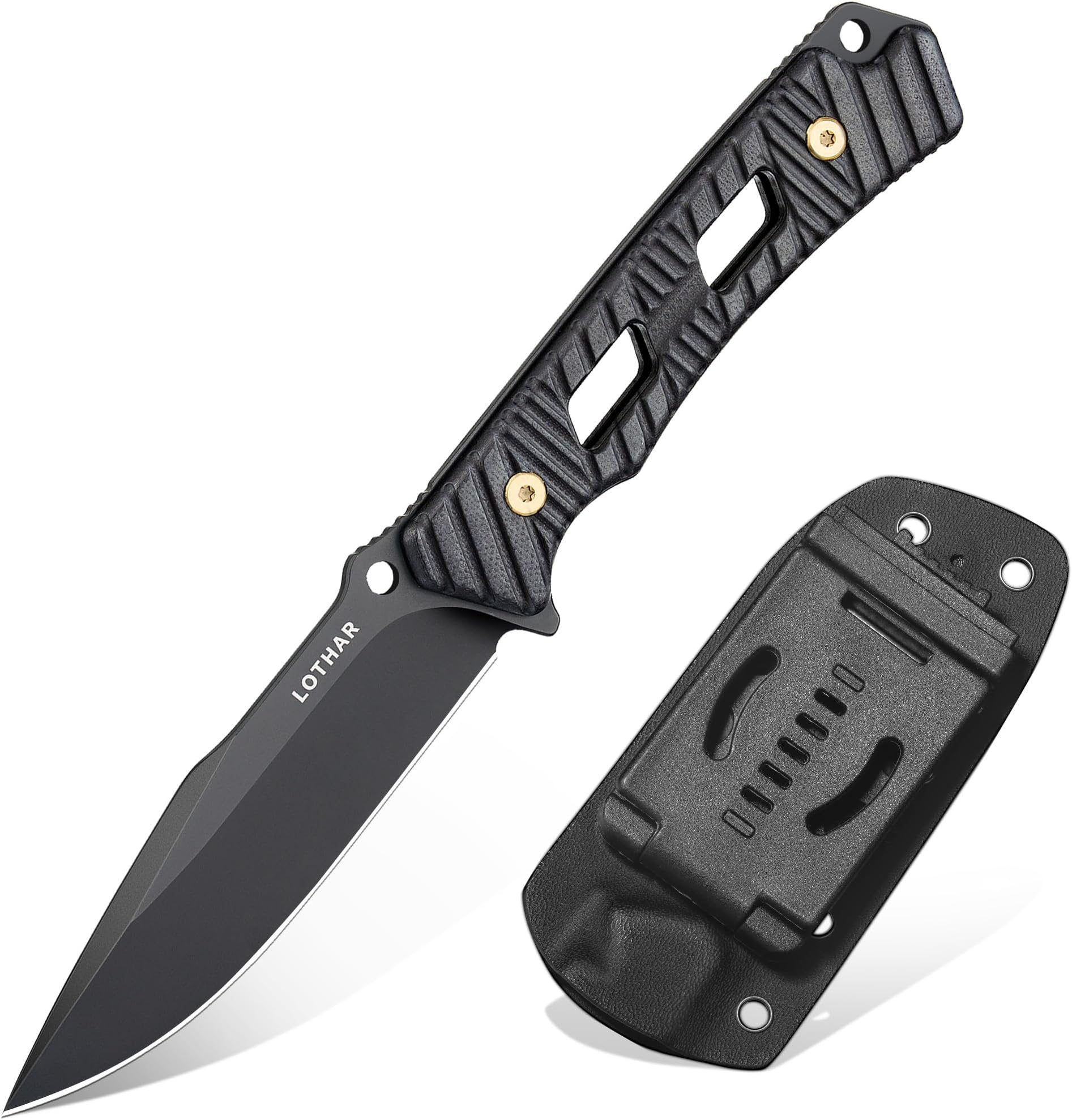 KA52 Fixed Blade Knife with Sheath, Survival Hunting Knives