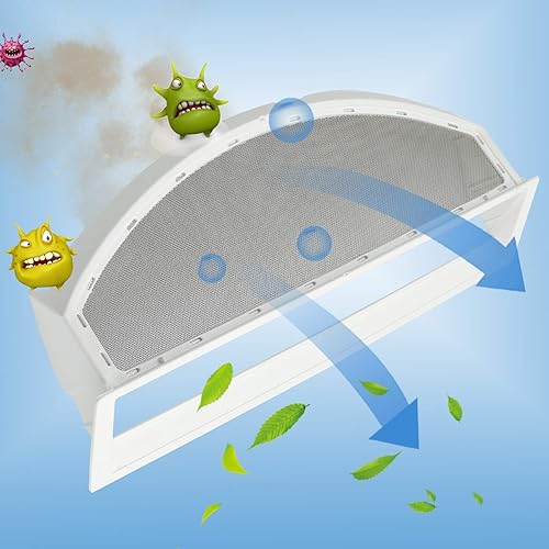 Miniatura 5 de WE18X25100 WE18M19 - Filtro de pantalla para secadora con repuesto de malla de pantalla mejorada para secadora GE, reemplaza WE18M0019, WE18M21,