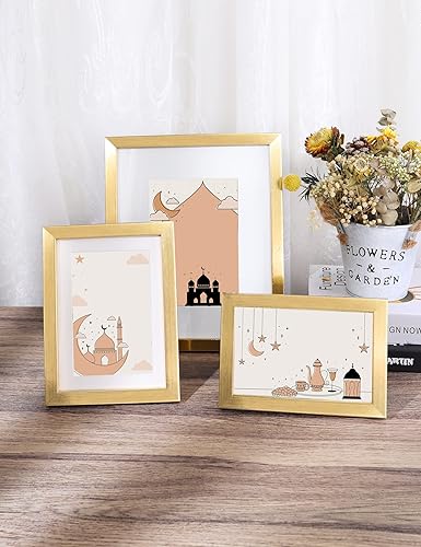 Miniatura 5 de Annecy Marcos de fotos de 16 x 20 pulgadas (1 unidad, dorado), marco de fotos de diseño simple, para fotos de 16 x 20 pulgadas para montaje en