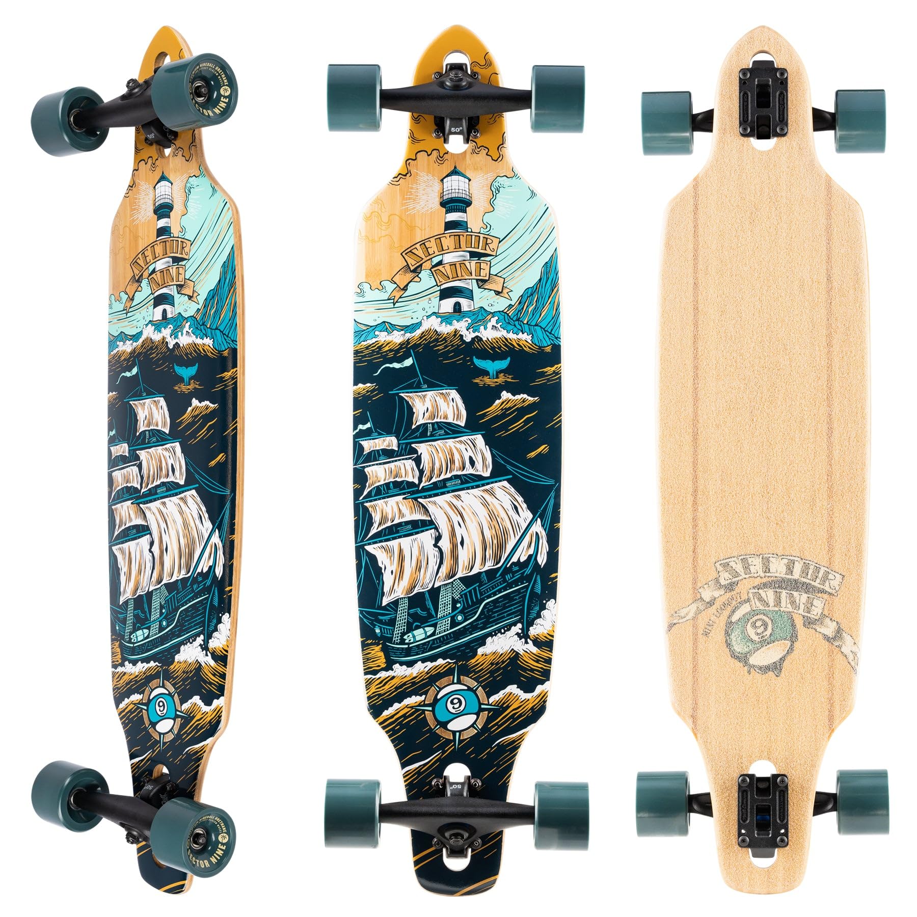 Sector 9 Mini Lookout Voyage Complete Longboard Skateboard - Factory Direct