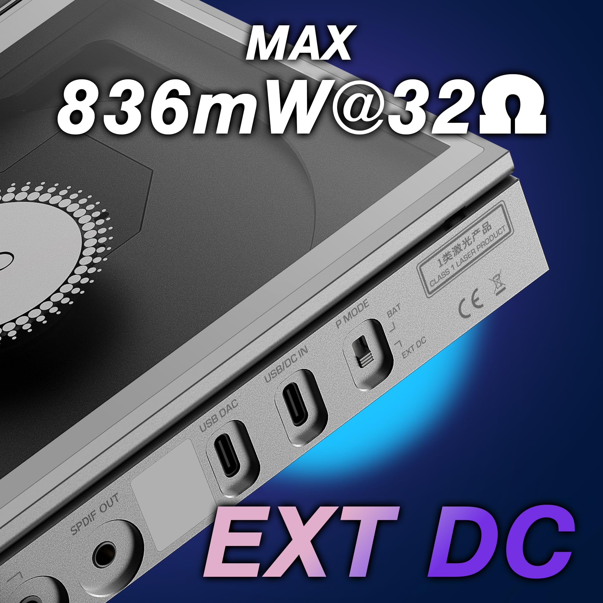 Shanling Lettore CD portatile EC Zero AKM - una versione più semplice della EC Zero T