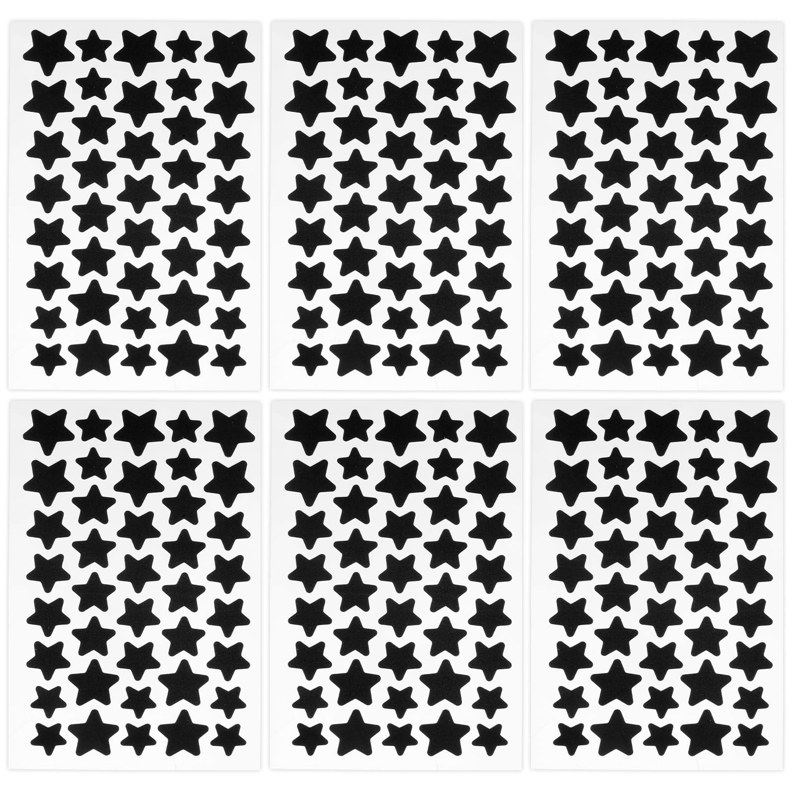 240 Counts Black Star Pimple Patches for Face Cute Hydrocolloid Star Acne Patches Sticky Spot Stickers Pad Covering