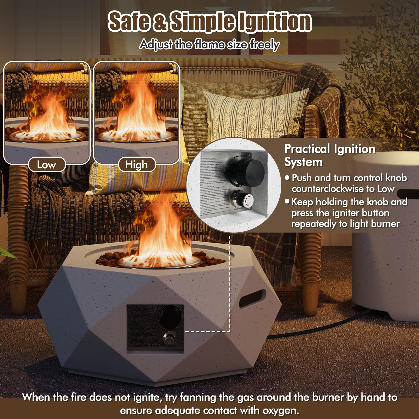 LOGOS FIRE TABLE + QUATTRO POD（STAND）SET LOGOS FIRE TABLE + QUATTRO POD（STAND）SET Amazon.com: Tangkula