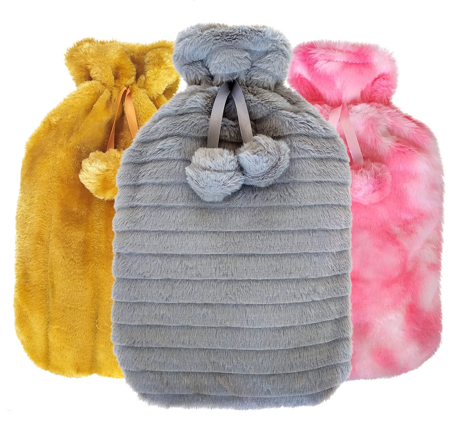 Borsa Termica a Semi per Microonde. Copertura in Peluche Rimovibile e Profumata alla Lavanda - Cuscino termico Riscaldante Lavabile per Dolore o Riscaldare il Letto (grigio)