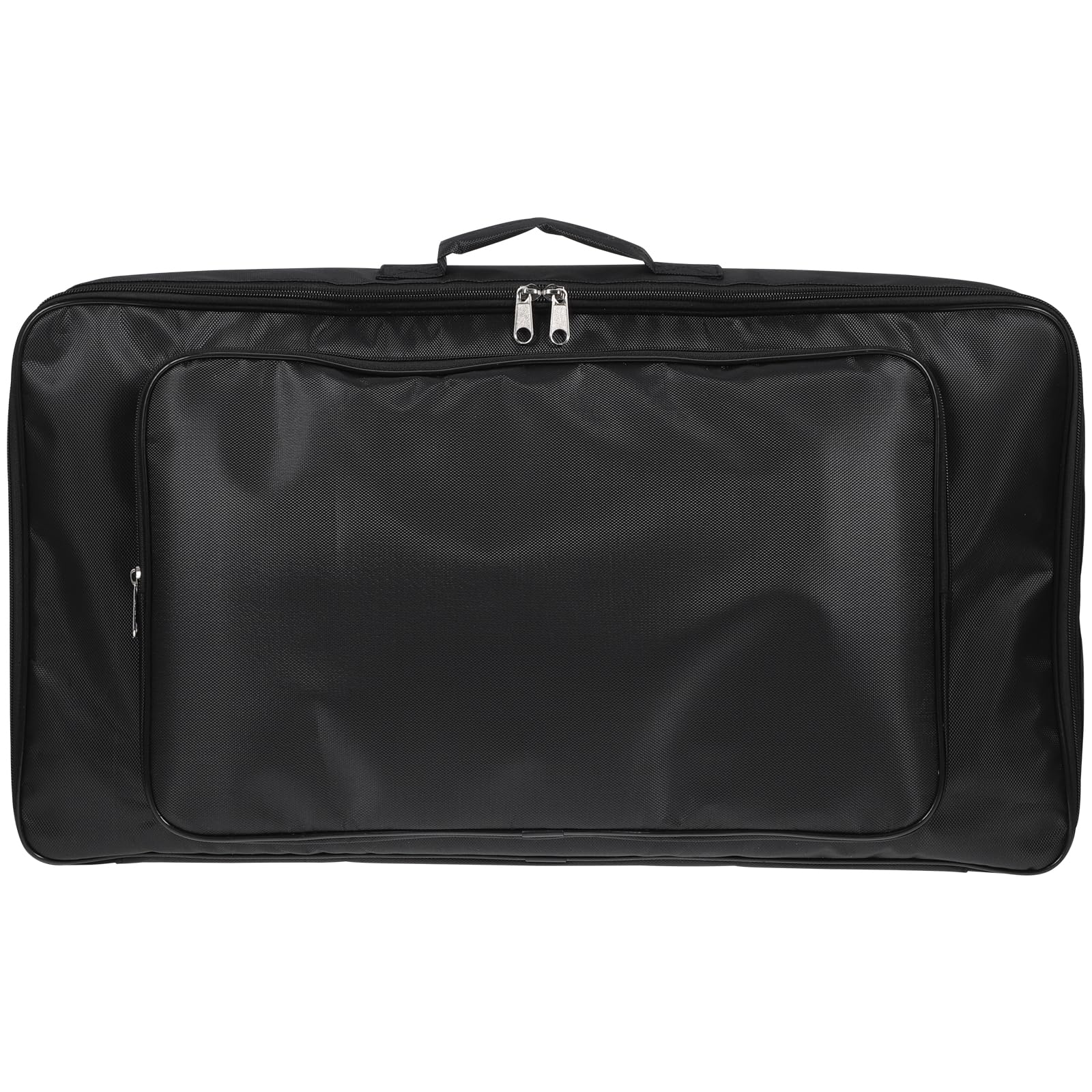 Alasum Pedalboard Tragetasche aus Abriebfestem Nylon in Schwarz mit Reißverschluss Einfachem Design und Geeignet für Gitarreneffektpedale und E-gitarrenzubehör