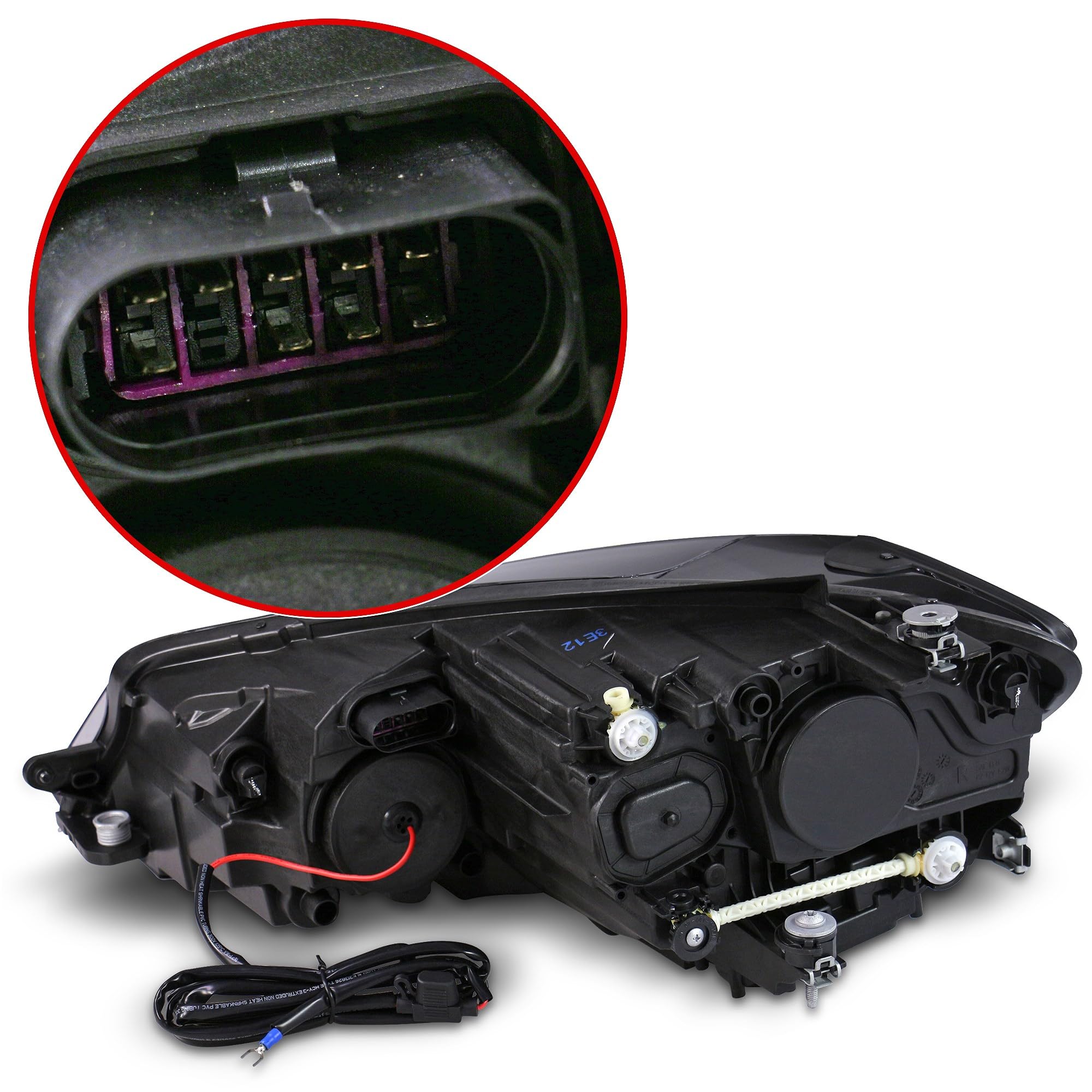 OSRAM LEDriving reflektor LED do VW Golf 7.5, Golf VII Facelift, Black Edition, zamiennik halogenu