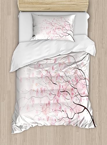 Miniatura 651 de Ambesonne Juego de funda de edredón de brújula, ilustración de mapa del mundo, marinero marítimo, equipo de vida monocromático, juego de ropa