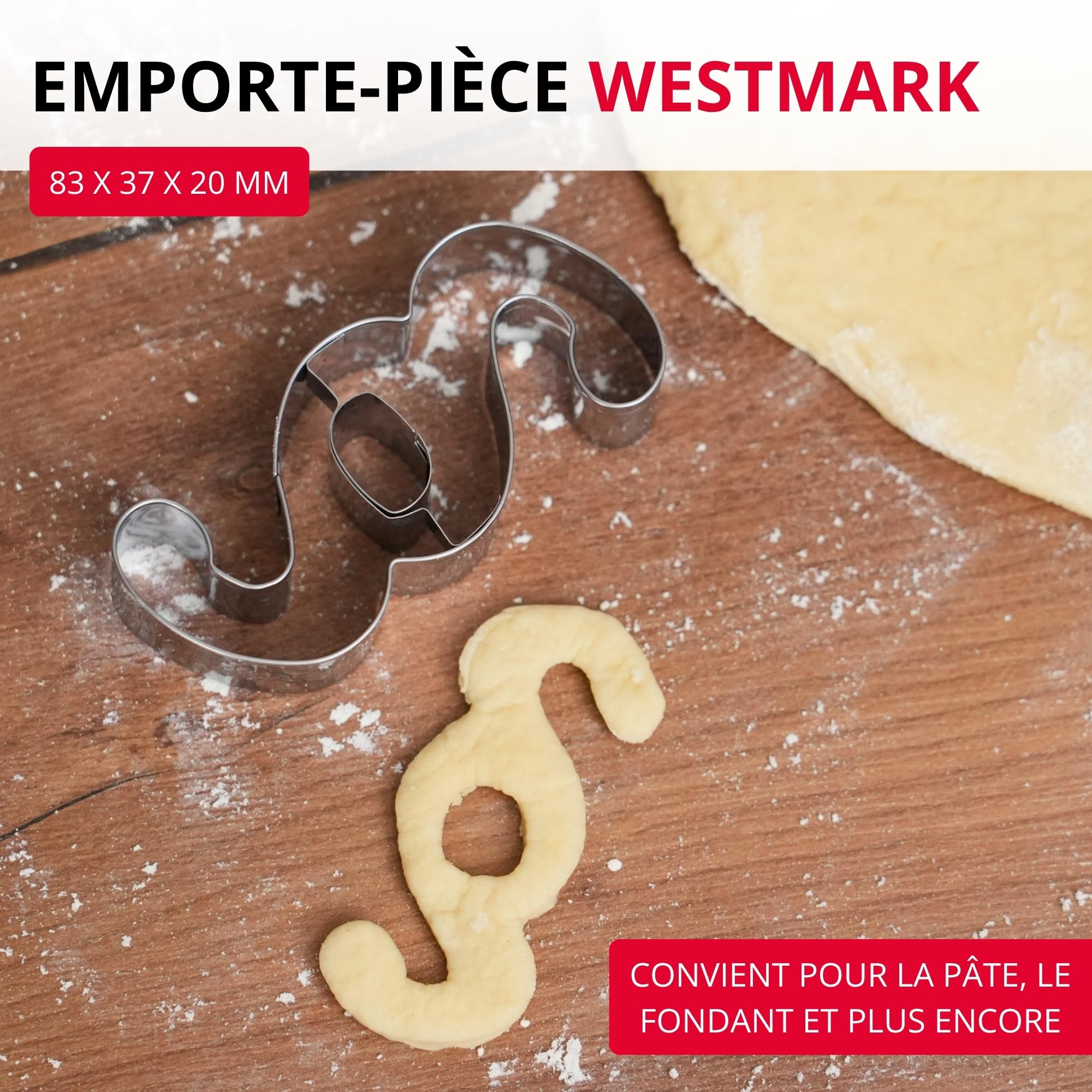 Image secondaire de Emporte-pièce Paragraph en Acier Inoxydable - Découpe Précise pour Biscuits et Légumes