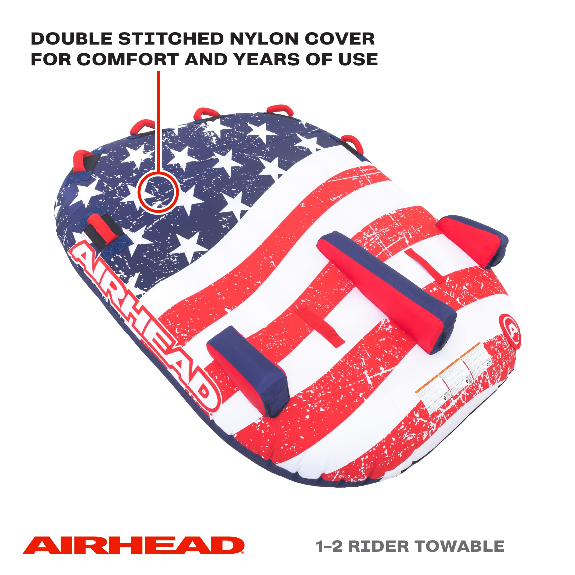 SportsStuff Stars & Stripes | Abschlepprohr für Bootfahren
