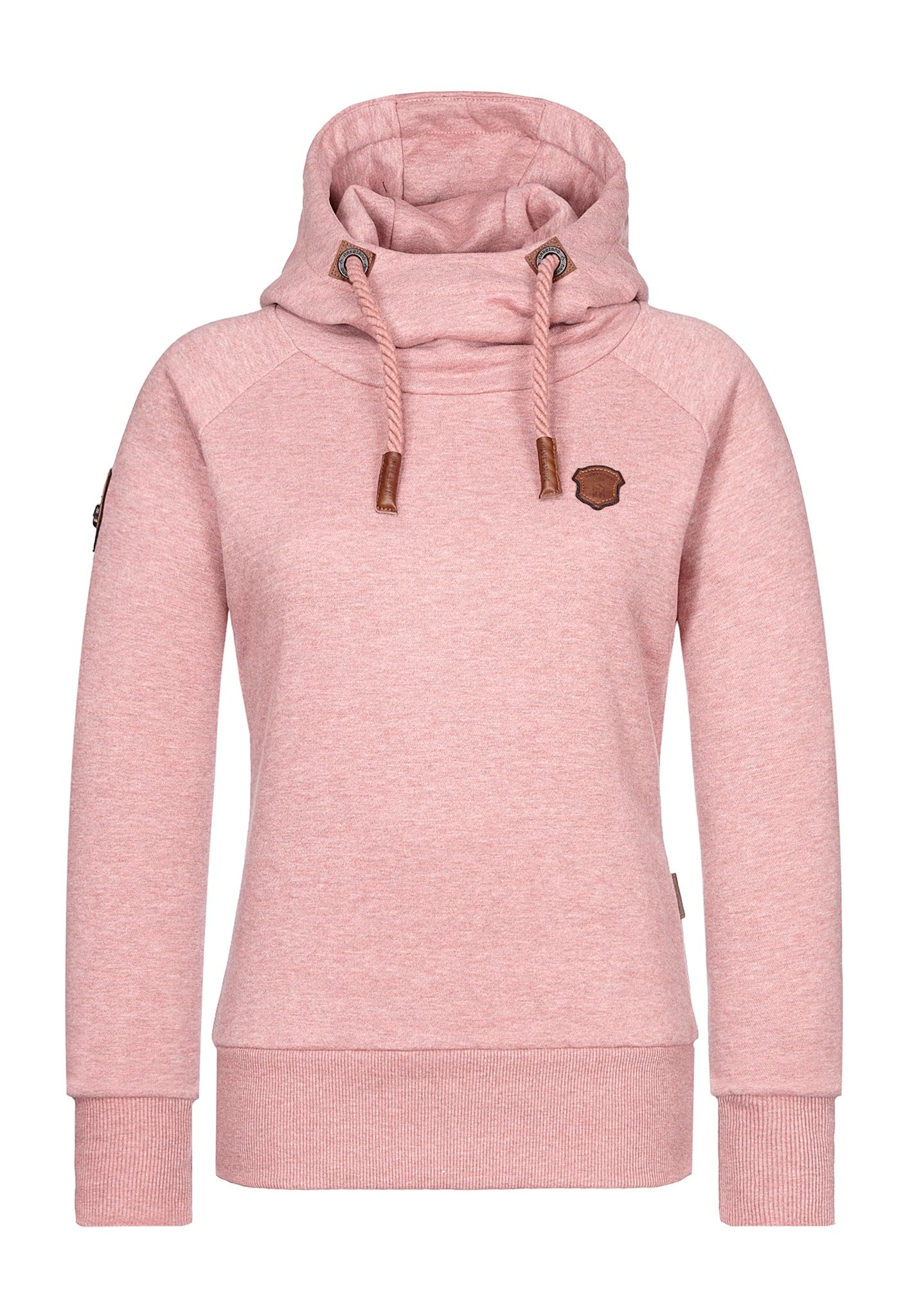 Naketano Women Hoodie Mandy Spezial, Color:pink-melange, Size:M