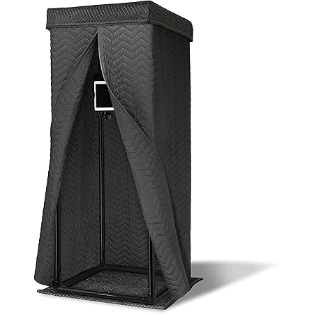 Snap Studio Ultimate Vocal Booth — Portable Pop Up Home Studio for Voice Recordings — Unique 360 Degree Reverb Isolation Shield & Easy Set Up — #1 Recommended