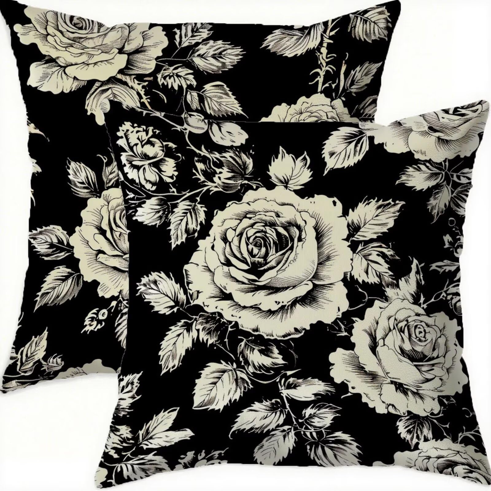 Housse coussin 60x60cm pour salon et chambre une ambiance vintage cosy