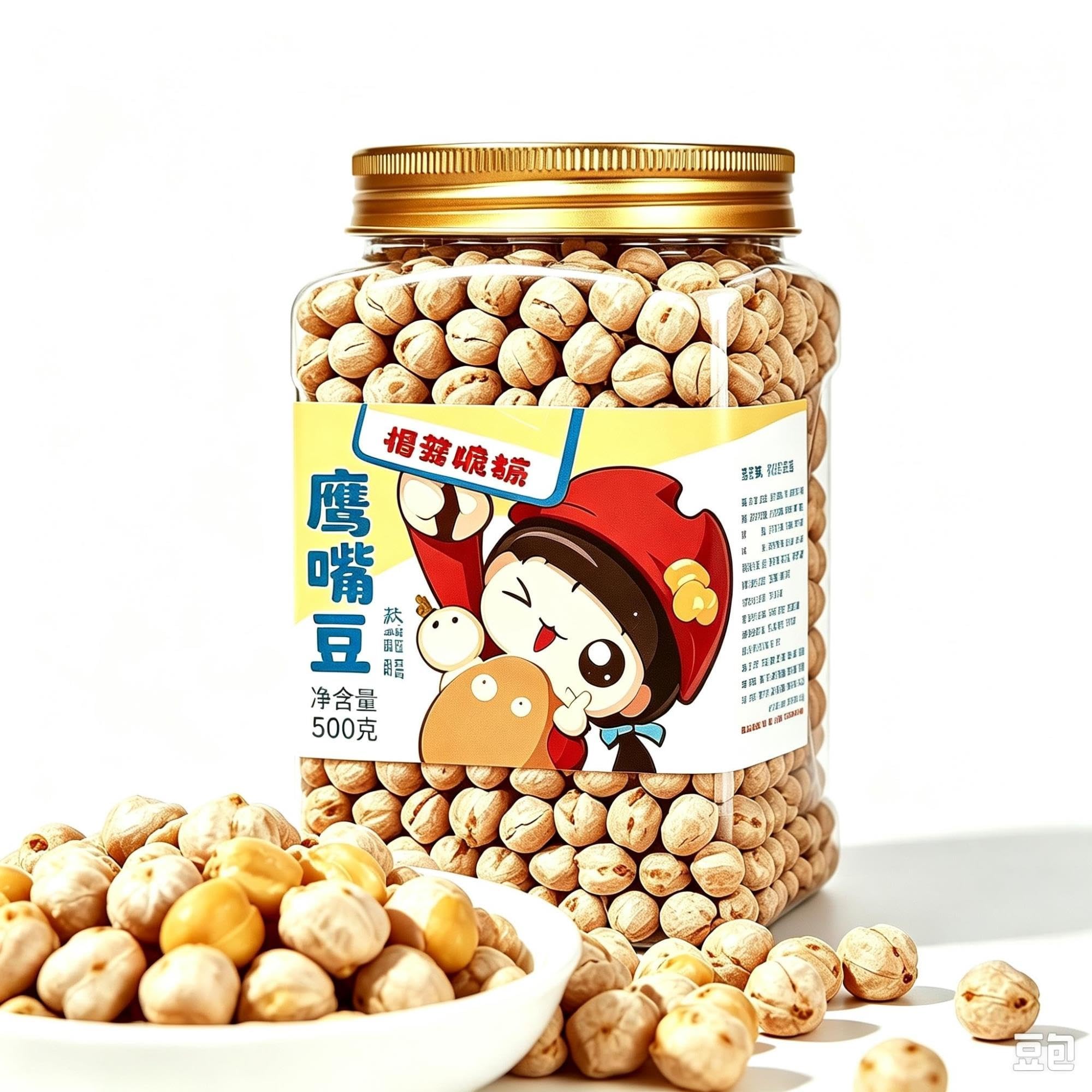 Snack Crujiente de Garbanzos Asados ​​500 g