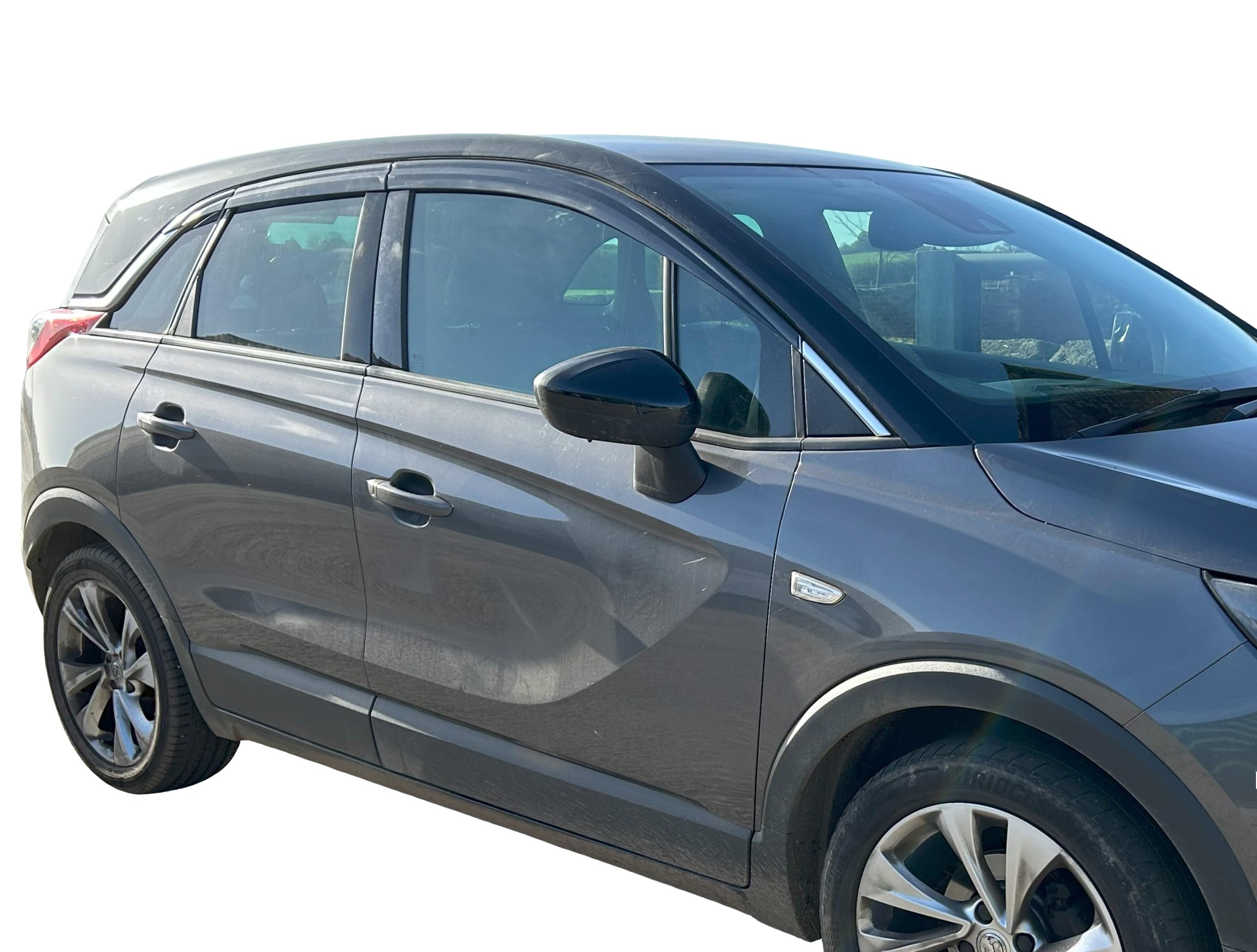 AUTO CLOVER Juego de deflectores de viento para Opel Crossland X 2017+ (6 piezas)