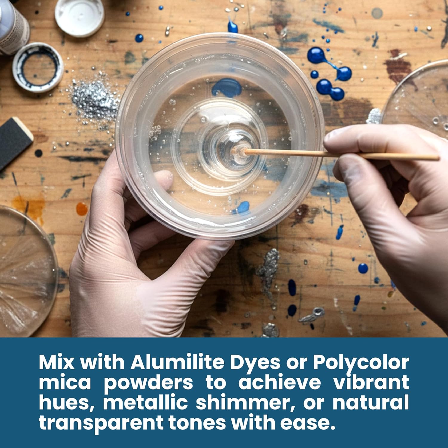 Alumilite Water Clear Urethane Casting Resin, 16 lb, Crystal Clear Resin for Jewelry, Molds, Crafts, Epoxy Projects, and Prototypes, 1:1 Mix, Compatible with Mica Powder, and Art Supplies