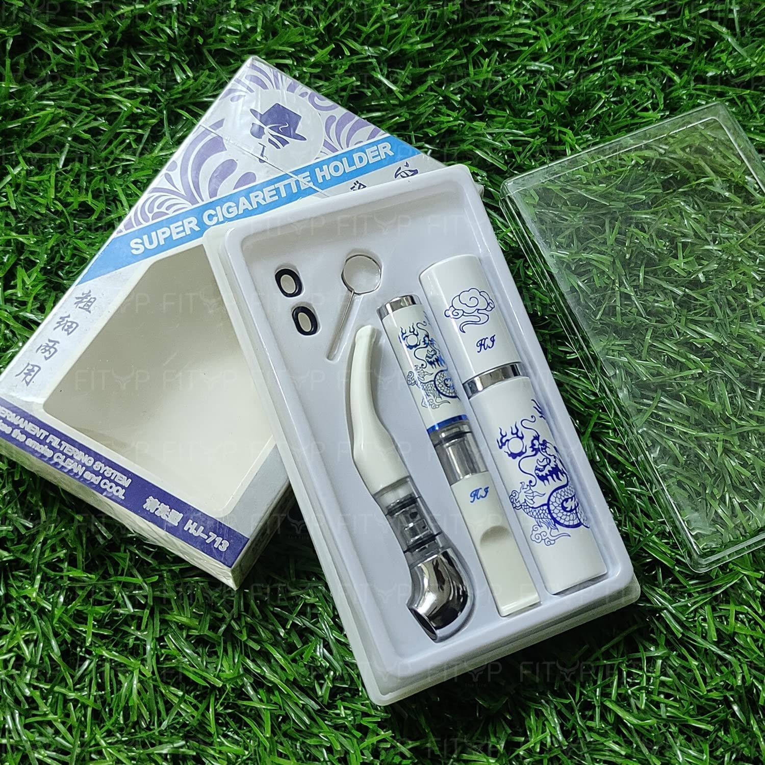 SV Entertainment Vintage Mini Pocket Size Tobacco Smoking Pipe Cigarette Filter Holder (Multicolour) Cigarette Filter