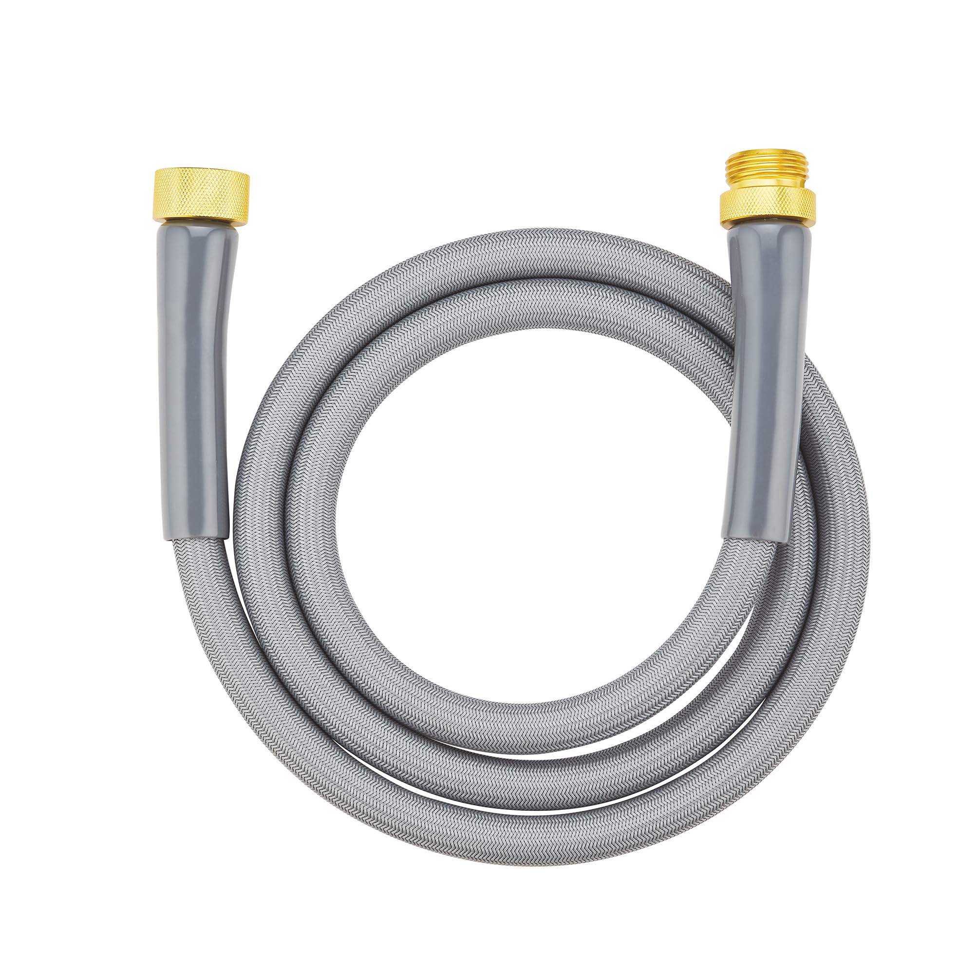 SKYWARD Short garden hose with Female to Male Metal Connector, nylon braided, inner tube PVC material, flexible and lightweight, Kink Free Water Hose, easy to use & Store (5ft)