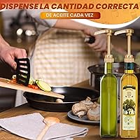 Vista 7 de Dispensador de jarabe de café, 4 unidades, funciona como bomba de jarabe delgada y Torani, se adapta a varias botellas de 25.4 onzas, dispensación