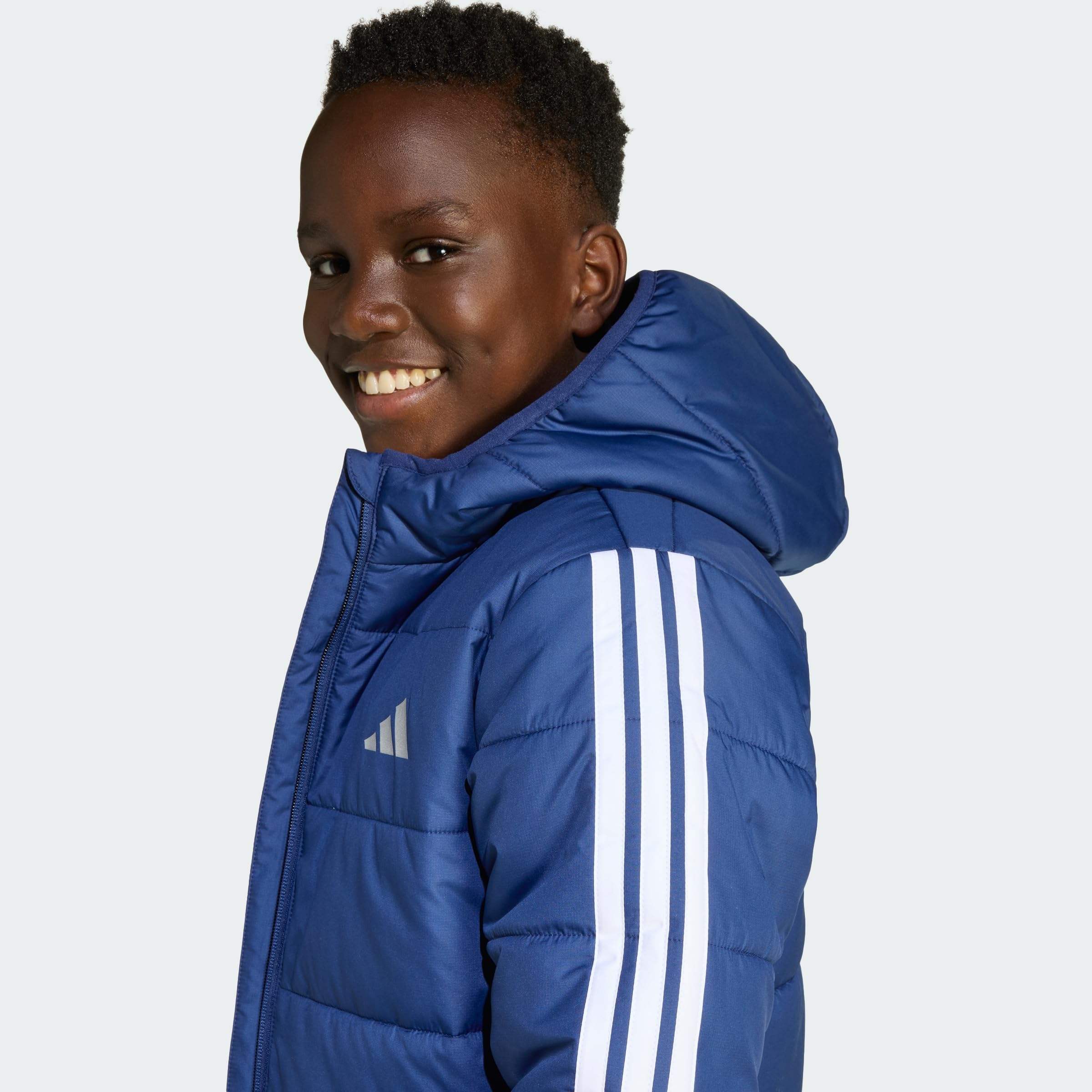 adidas Unisex Kids' Chaqueta acolchada Essentials 3 Stripes