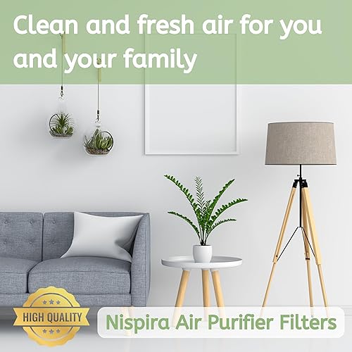 Miniatura 7 de Nispira Filtro de repuesto para purificador de aire Sears Kenmore serie 83375, 83376, 83200, 83202 (Progressive 335), 83230, 83354, 83355 y 295,