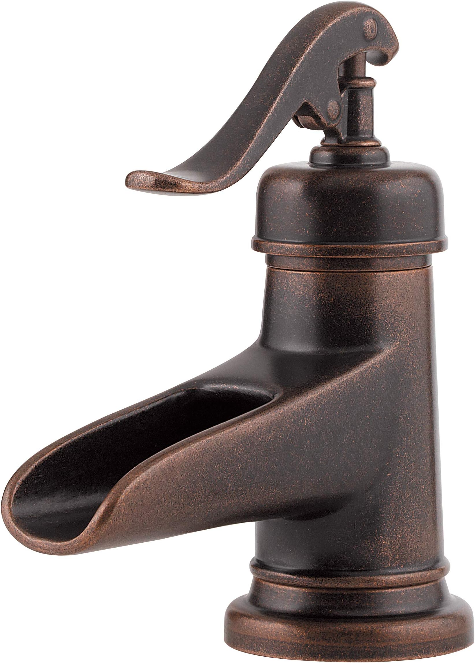 - Pfister Ashfield Single Handle Bathroom Sink Faucet 1 Hole or 3 Hole Installation Rustic Bronze Finish with Pforever Seal Advanced Ceramic Disc Valve Technology LF042YP0U