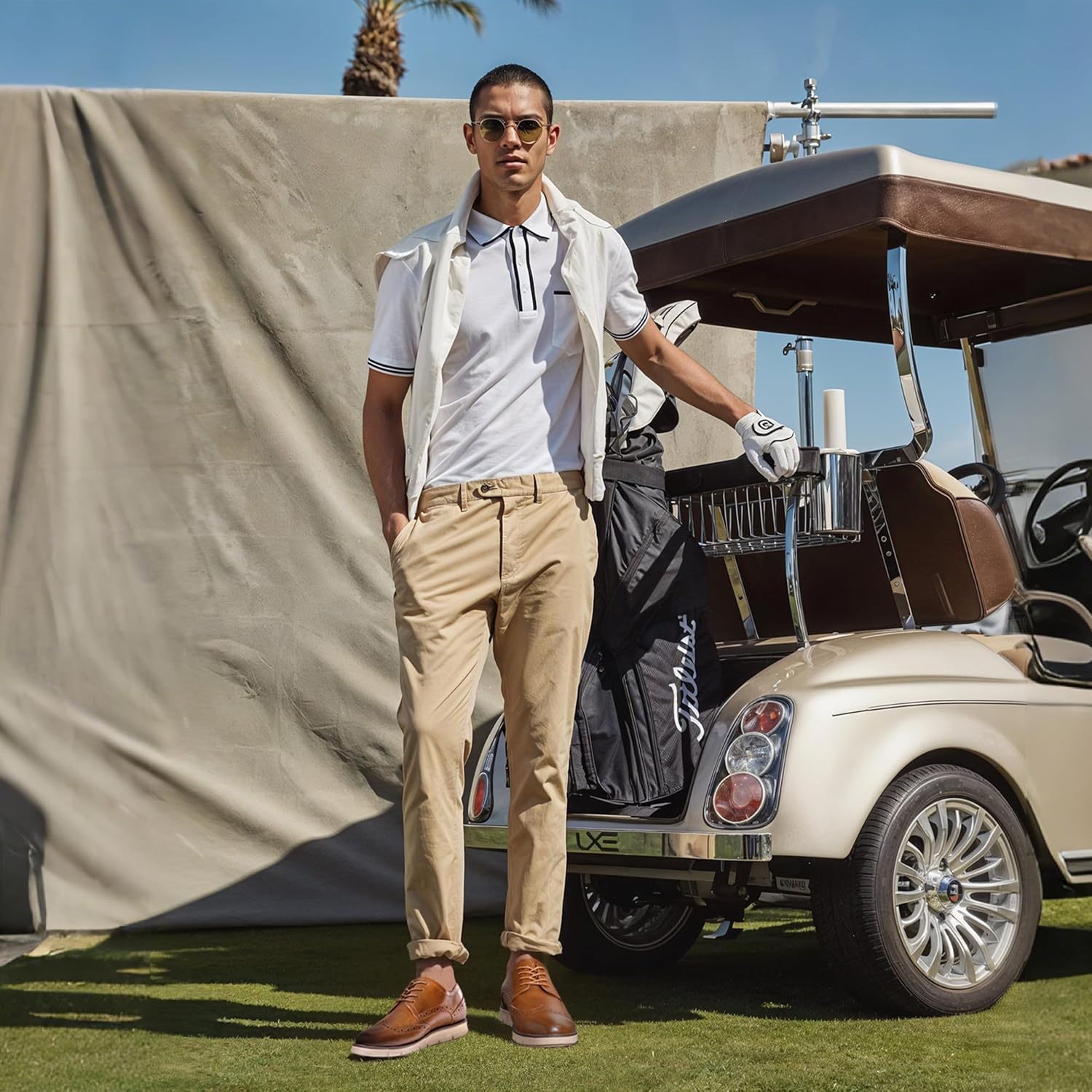 Jousen Mens Casual Shoes Simple Comfortable Casual Dress Shoes for Men - Image 3