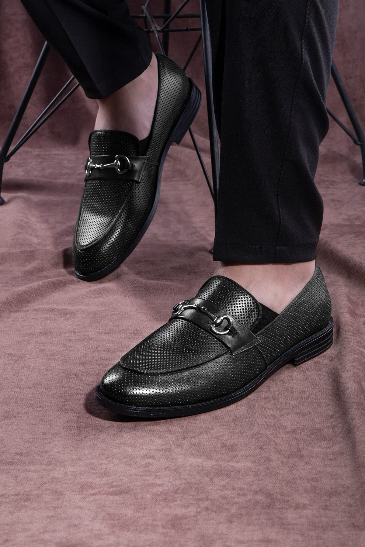 Ducavelli Ancora klasyczne buty męskie z prawdziwej skóry, klasyczne buty, czarny, 40 EU