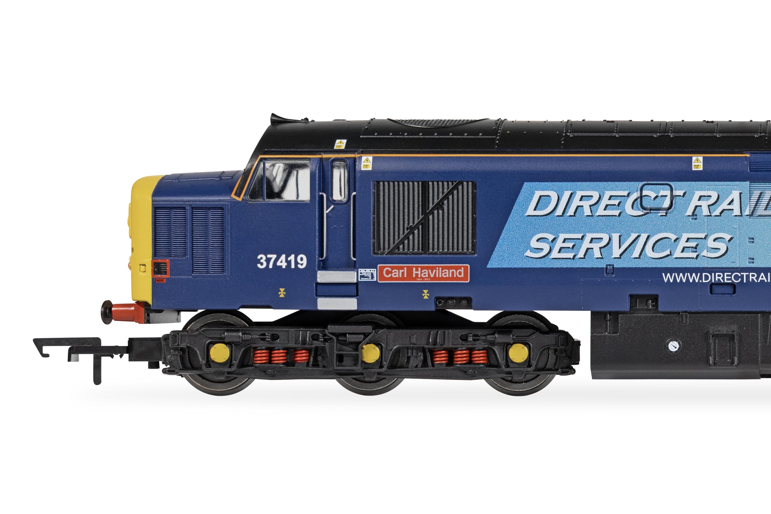 Hornby - R30437TXS Eisenbahn - DRS - Klasse 37 - 'Carl Haviland' 37419 (mit DCC-Sound) Lokomotive Epoche 11 Modellzug