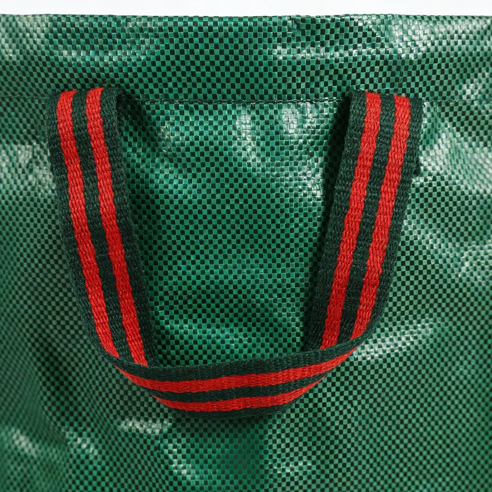 Bolsa para Residuos de Jardín 3 unidades recogedor de residuos | Bolsas para hojas con asas reforzadas para camping, jardinería, limpieza en casa y exteriores