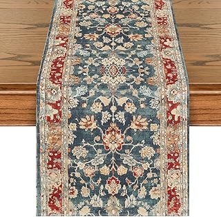 27 Handmade Table Decor Ideas For Warm Gatherings 65 Artoid Mode Boho Bohemia Style Red Table Runner, Country Rustic Farmhous...