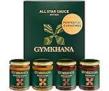 Gymkhana Indian Sauces - All Star Gift Box - Indian Food Gifts for Cooks, Gourmet Food Hamper for Christmas -1 of Each, Butter Masala, Rogan Josh, Goan Curry and Vindaloo with Exclusive Recipe Booklet