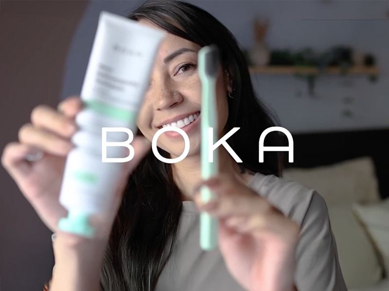 Boka Fluoride Free Toothpaste, Nano Hydroxyapatite Toothpaste, Appropriate for Sensitive Teeth - for Adult Oral Care - Ela Mint Flavor, 4 Fl Oz 1Pk US Manufactured