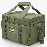 YOUNGOA 48-Can 32L Insulated Leakproof Cooler Bag - Collapsible Soft Cooler for Picnic, Camping, Beach, Fishing - 32 Quart Portable Ice Chest