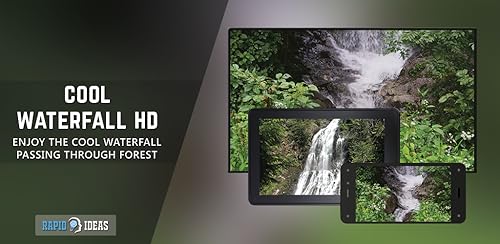 cachoeira legal grátis HD - decore seu quarto com belas paisagens na sua TV HDR 4K, TV 8K e disposit