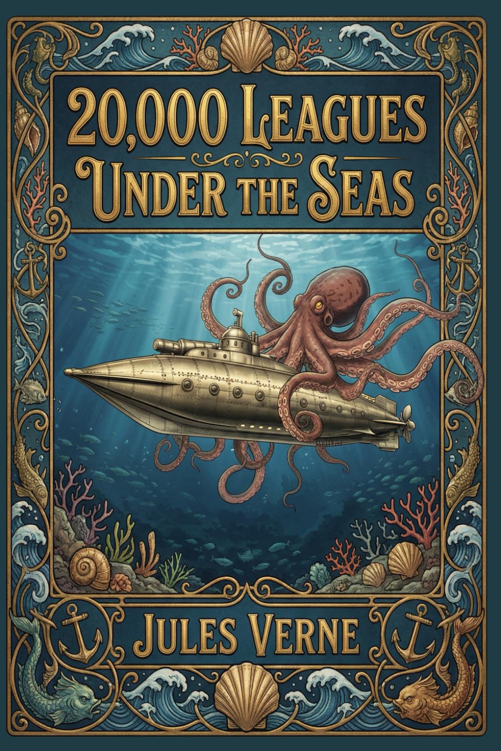 Twenty Thousand Leagues under the Seas (Illustrated): The Classic Edition with Illustrations
