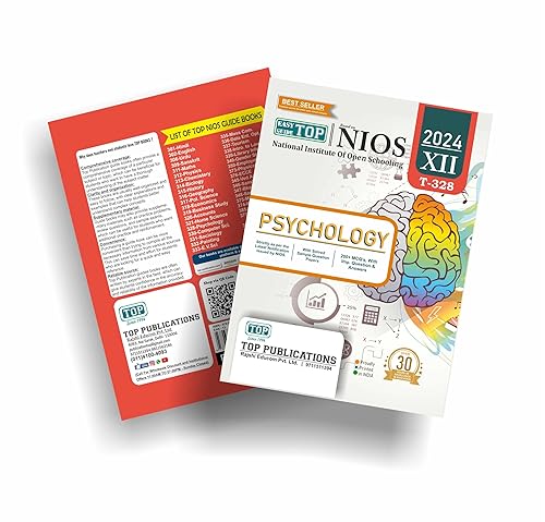 TOP NIOS Class 12 Psychology 328 Guide (Including Objective Type MCQs) | Updated with Latest Syllabus and Exam Pattern as per NIOS Latest Notification