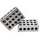 LLDSIMEX Pair 1" x 2" x 3" Precision Steel 1-2-3 123 Blocks 23 Holes