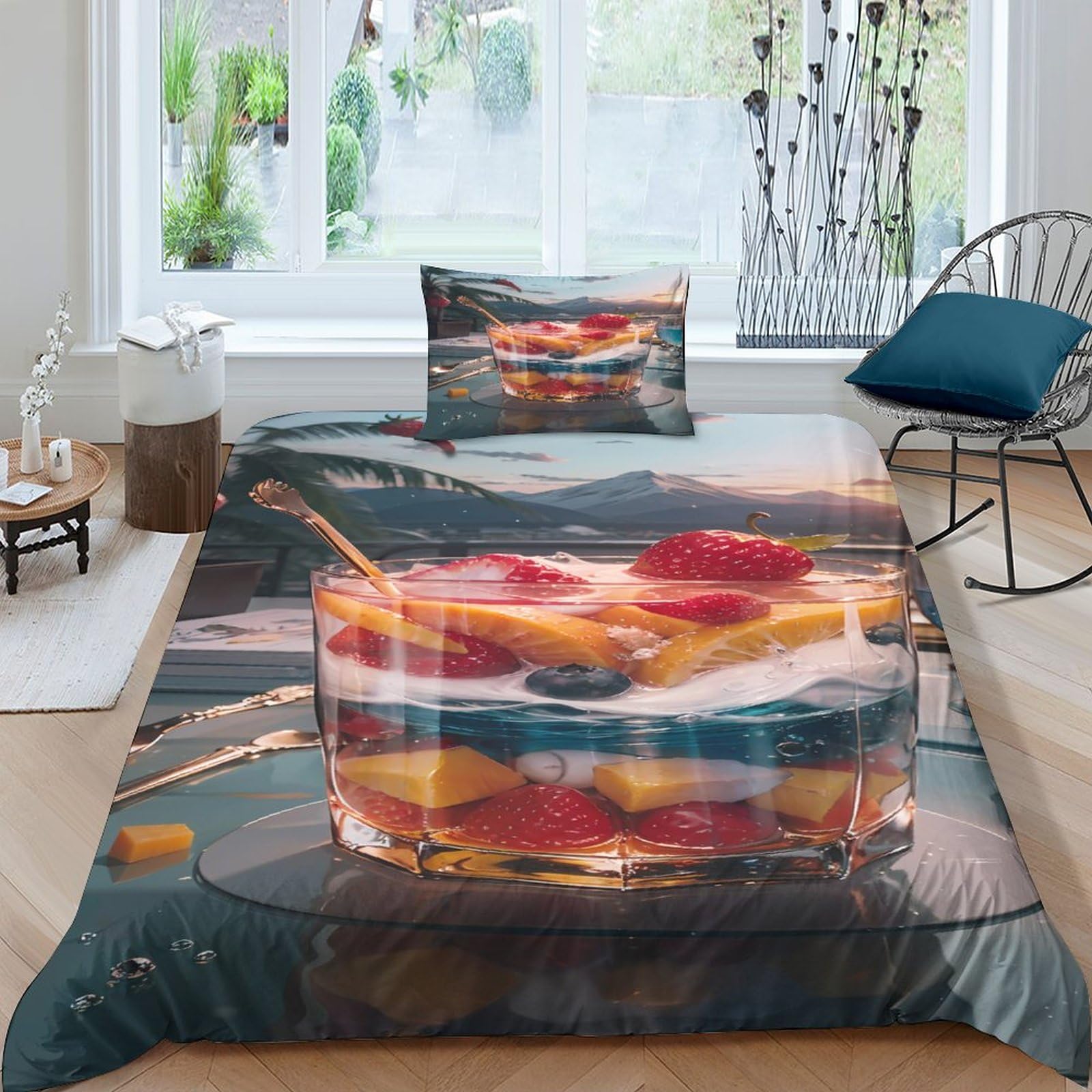 Parure de lit enfant motif 3D pour décorer la chambre single