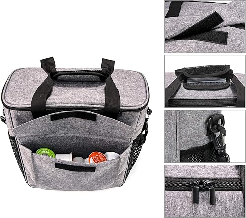 Miniatura 3 de Bolsa de transporte para cafetera de viaje con funda, estuche de viaje para Keurig K-Mini o Keurig K-Mini Plus Cafetera o Cápsula de café o taza de