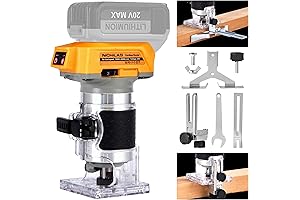 DEWALT Brushless Hand Edge Cordless Trimmer Router For Slotting Trimming Carving