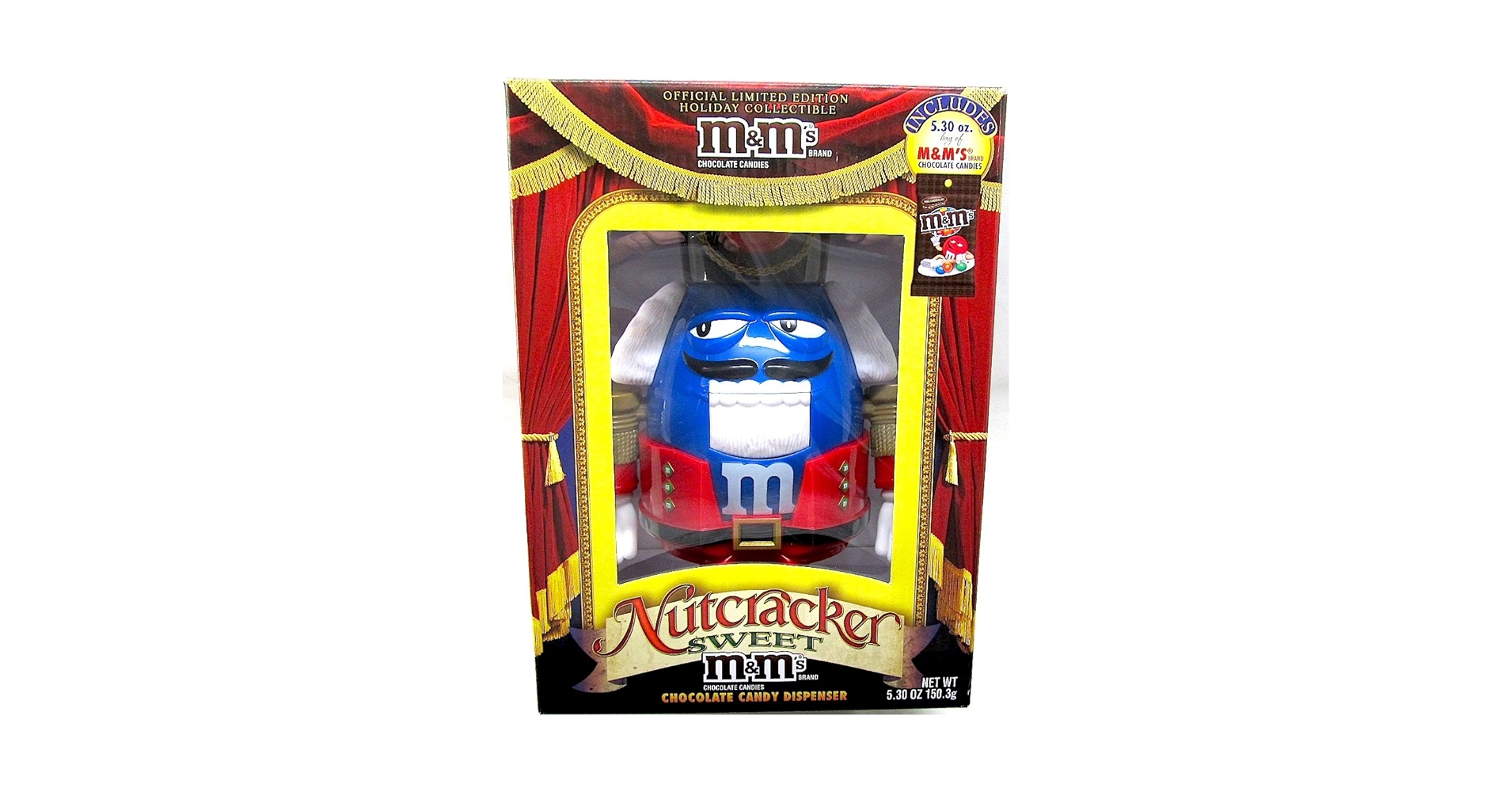 M&M Nutcracker Candy Dispenser ディスペンサー Amazon.com: M&M's Limited Edition Nutcracker Sweet Holiday
