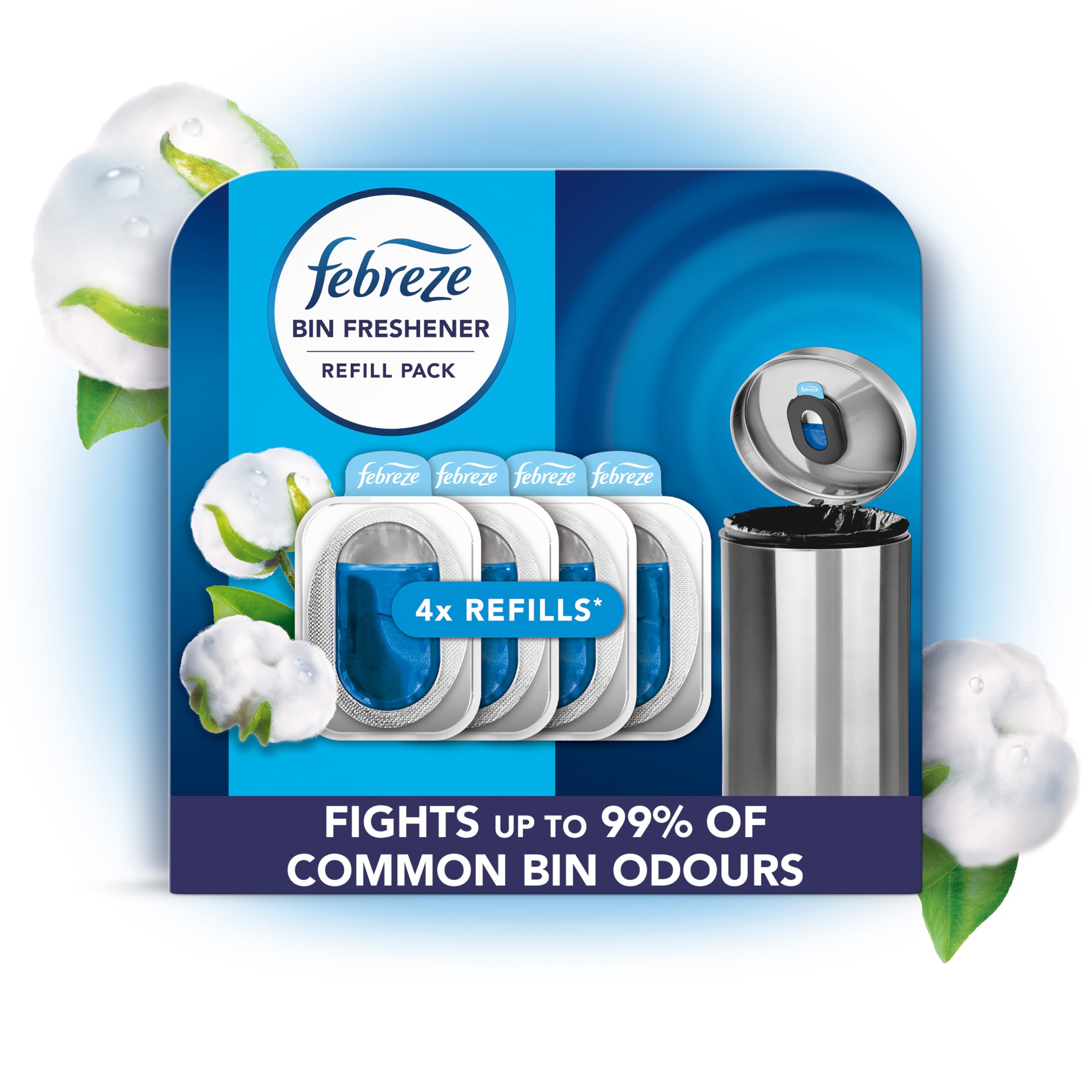 Febreze Bin Fresh Refill Pack Cotton Fresh