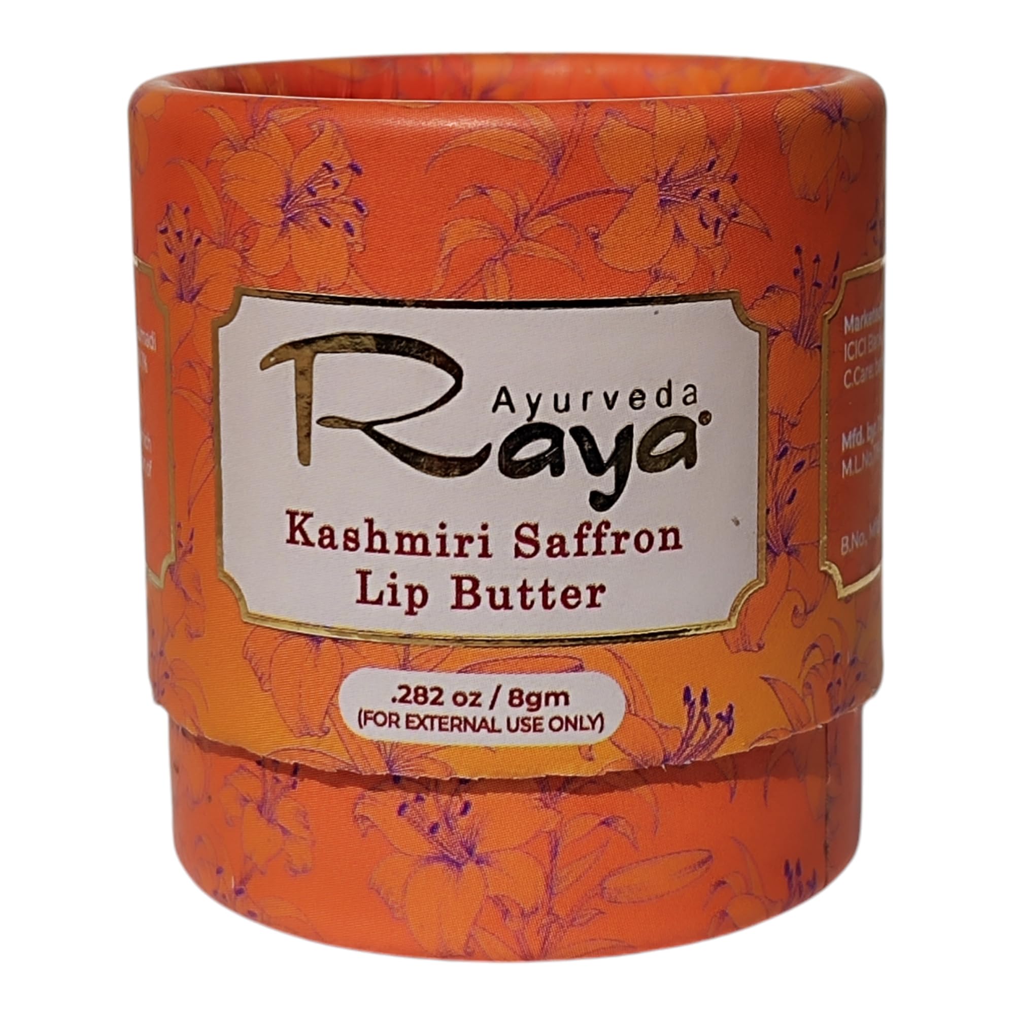 barkah Raya Saffron Lip Balm - Kashmiri Saffron Lip Balm - Hydrating, Nourishing & Long-Lasting Lip Care with Saffron Extract for Soft, Smooth Lips 8 gram-picture-23