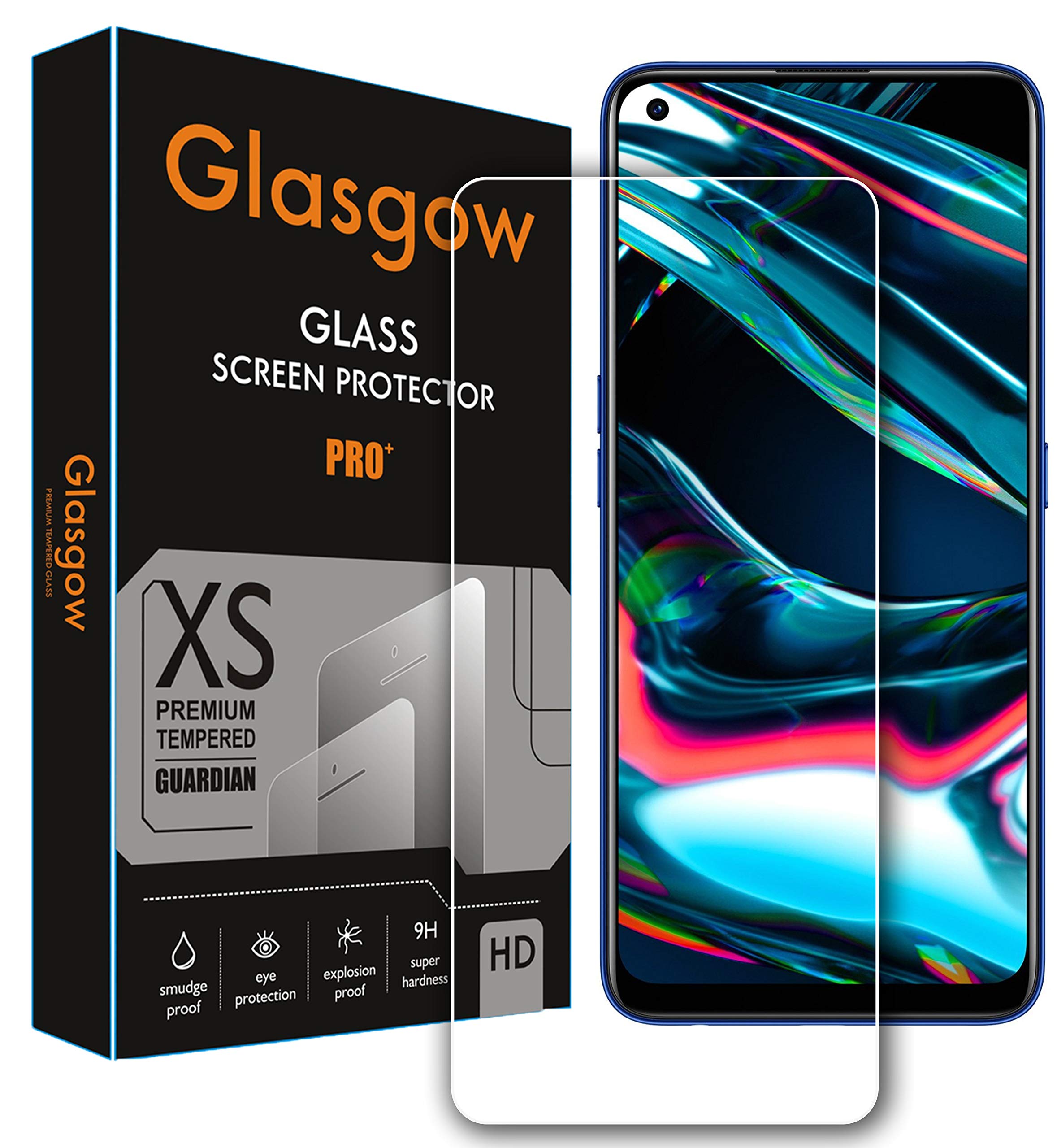 Glasgow Premium Tempered Glass Screen Protector for Realme 8 Pro [flexible] [Gorilla] Bubble Free Installation [Screatch proof] [Guard] (B093SNZXFK) Amazon Price History, Amazon Price Tracker