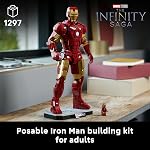 LEGO Marvel Iron Man Mark 3 Collectors’ Edition Building Set - Poseable Super Hero Construction Kit W/Mark 3 Minifigure for Adults, Ages 18+ - Collectible Gift Idea for Birthdays - 76344