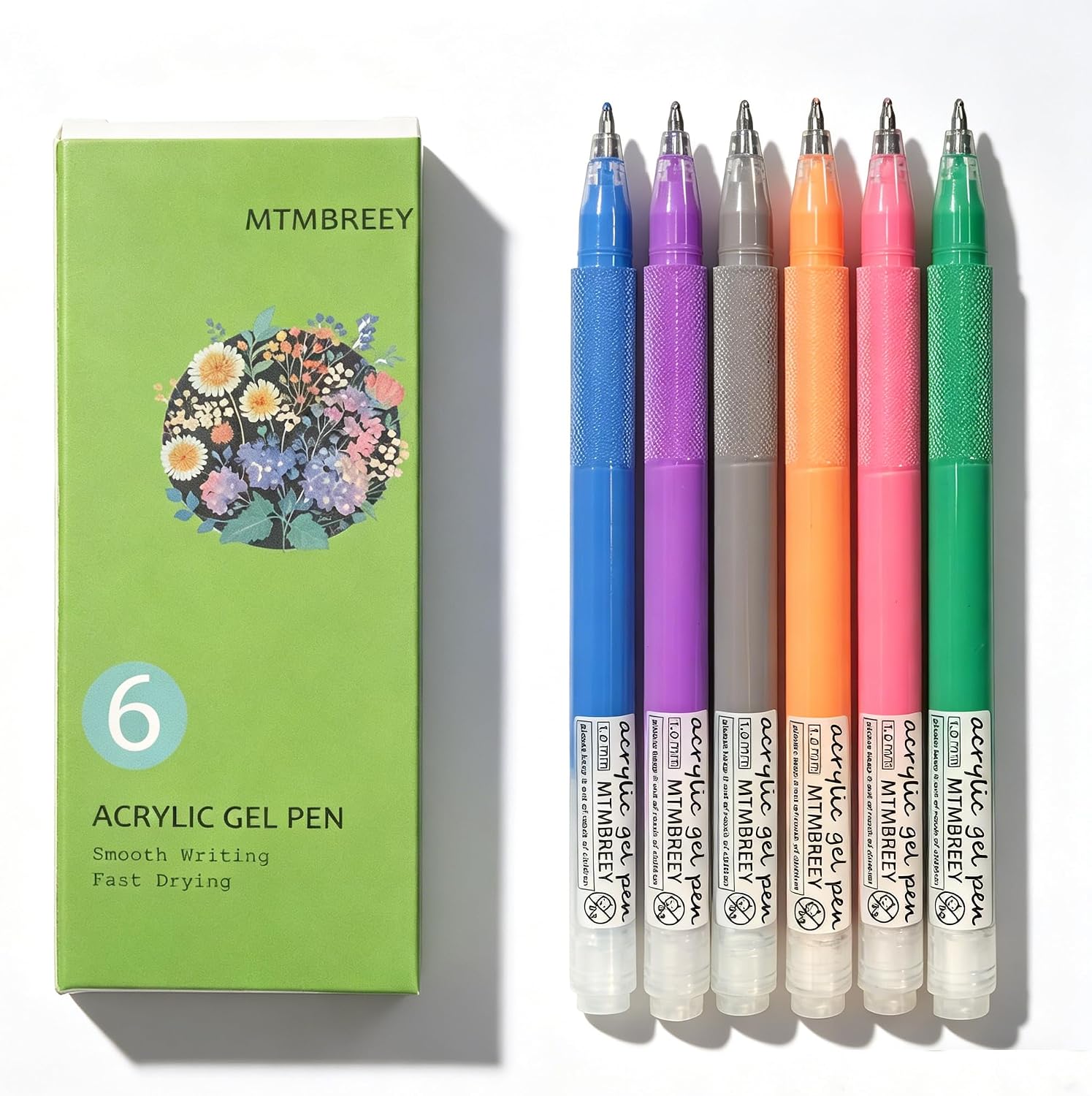 6 Dark Color Acrylic Gel Pens 1.0 Fine Tip Muticolor Marker Drawing Art Markers For Black Paper, Rock Painting, Notebook Writing, Adult Coloring Books, Black Paper Drawing, Card Making