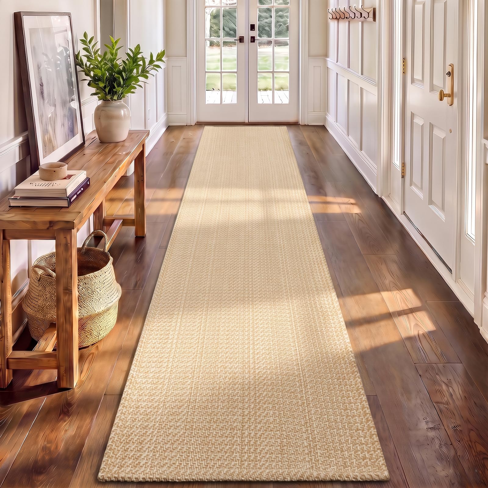 Famibay Hallway Runner Rug 60 x 300 cm Washable Carpet Runner Non Slip