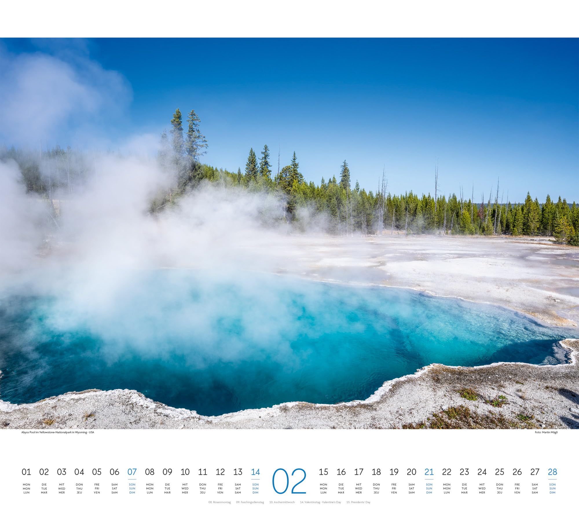 Wasser Kalender 2027: Stilsicherer Natur-Kalender im großen Querformat (54x48 cm) | Meere und Flüsse, Seen und Wasserfälle