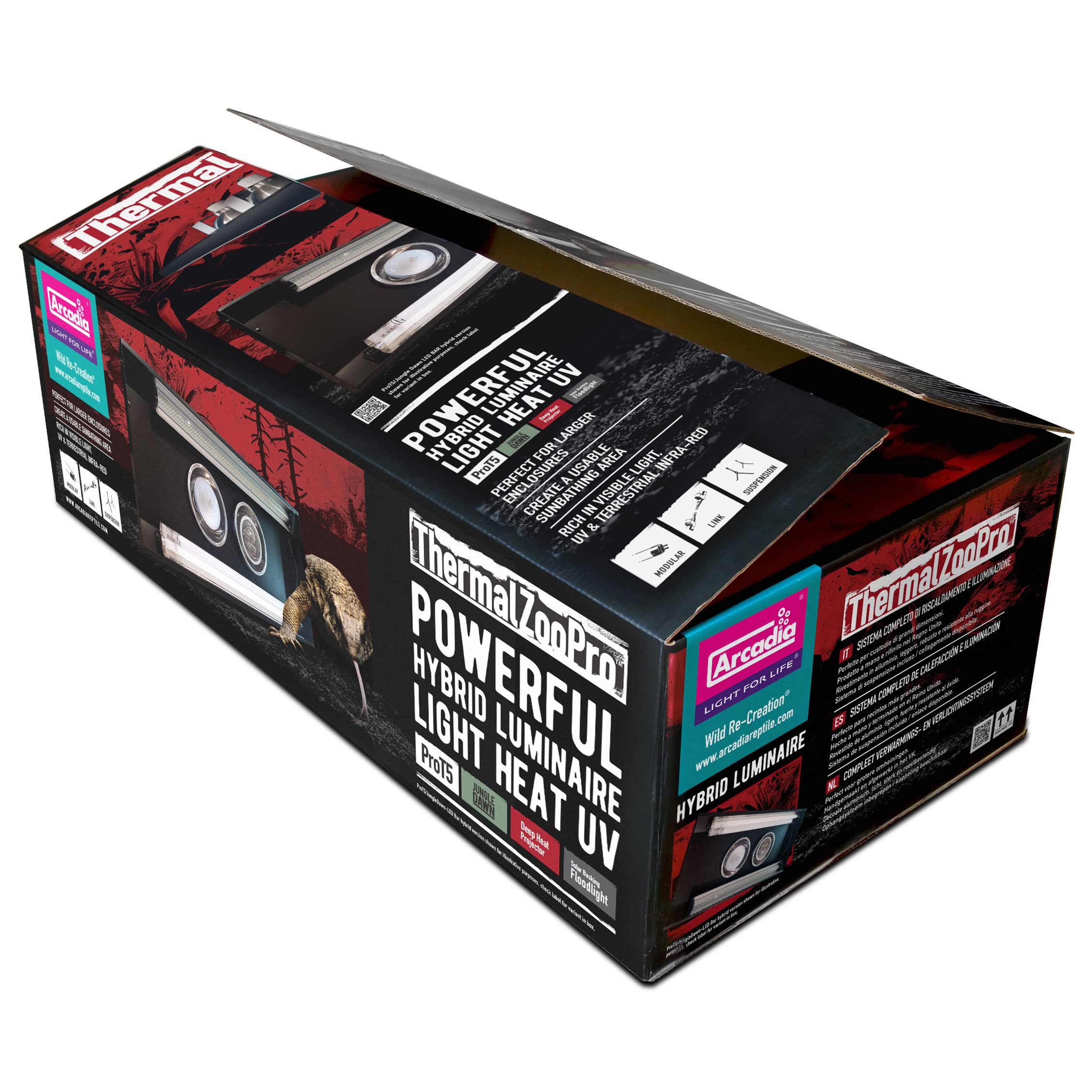 Arcadia Reptile UV Lighting - Twin T5, 24W, 5500K, High Efficiency, Energy Efficient, 1 Count